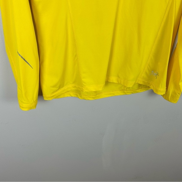 Arc'teryx Yellow Fitted Long Sleeve T-Shirt Size Large - Picture 7 of 11
